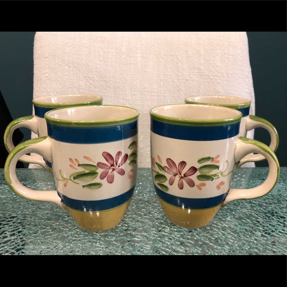 Hand Painted Mug Set